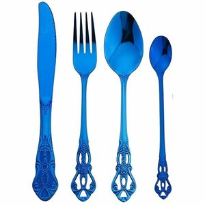 Set de tacamuri 24 piese Splendor - Albastru KP27317 imagine