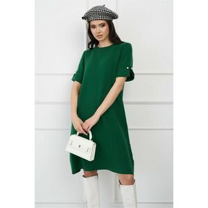 Rochie Miriam verde din tricot cu maneca scurta imagine