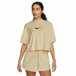 Tricou Nike W Nsw mock SS TEE TRRY MS imagine