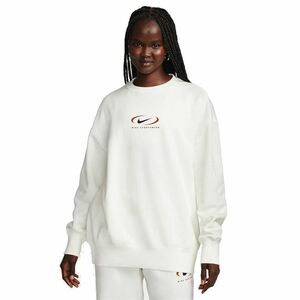 Bluza Nike W Nsw PHNX fleece OS crew print SW imagine