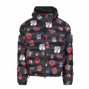 Geaca EA7 M POLY down GRAPHIC jacket 2 imagine