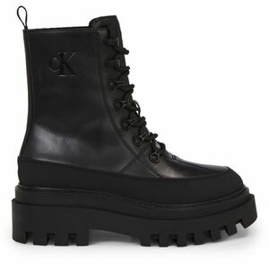 Pantofi Sport Calvin Klein FLATFORM Lace UP Boot leather imagine