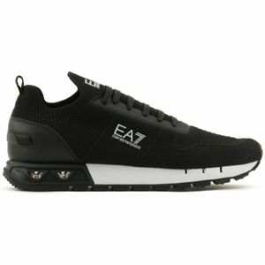 Pantofi sport EA7 Black and White Legacy knit imagine