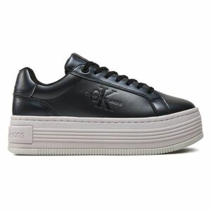 Pantofi sport Calvin Klein Bold Platform Low Lace leather MTL imagine