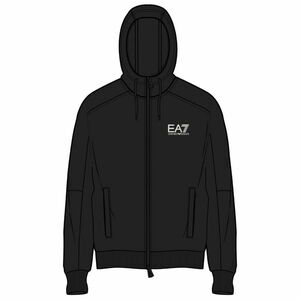 Bluza cu fermoar EA7 M hoodie FZ coft imagine