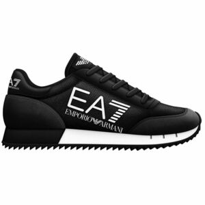 Pantofi sport EA7 BLACK WHITE LACES imagine