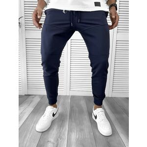 Pantaloni de trening bleumarin conici 12110 P20-5.2 imagine