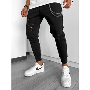 Pantaloni de trening negri 12919 imagine