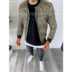 Geaca barbati animal print de primavara B6316 Q1-3 imagine