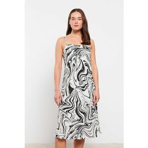 Rochie mini cu imprimeu abstract imagine