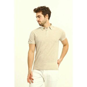 Tricou polo regular fit cu logo discret imagine