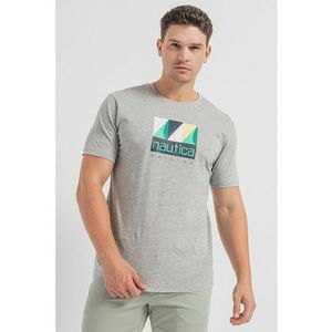 Tricou cu decolteu la baza gatului cu logo Brody imagine