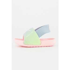 Papuci slingback cu aspect colorblock imagine