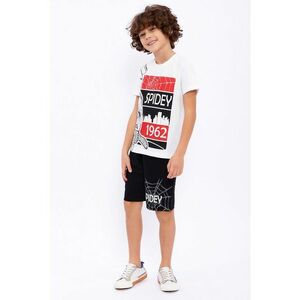 Set de tricou cu maneca scurta si pantaloni scurti - 2 piese - baieti - cu imprimeu imagine