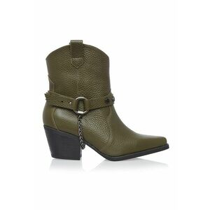 Botine cowboy din piele imagine