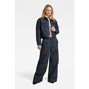 Jacheta crop 2in1 din denim imagine