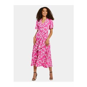 Rochie midi cu un cordon in talie THB Fruit Pastill 3927 imagine