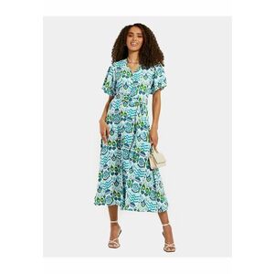 Rochie midi cu un cordon in talie THB Fruit Pastill 3927 imagine