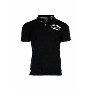 Tricou polo cu broderie logo pe piept Superstate imagine