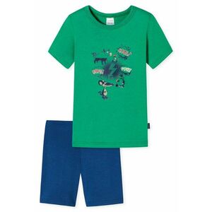 Pijama scurta de bumbac cu imprimeu grafic Motif 14081 imagine