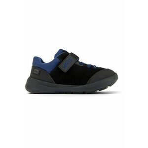 Pantofi sport cu inchidere velcro si garnituri din piele intoarsa Ergo 363 imagine