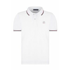 Tricou polo cu logo discret imagine