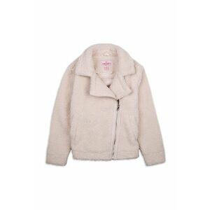 Jacheta de blana shearling cu buzunare oblice imagine