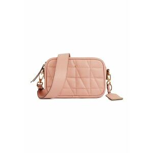 Geanta crossbody de piele cu aspect matlast Narcisia imagine