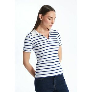 Tricou polo cu model in dungi imagine