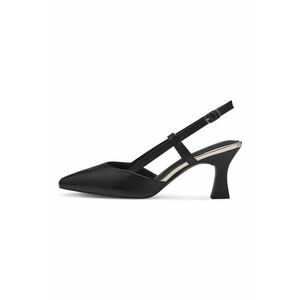 Pantofi slingback de piele cu varf ascutit imagine