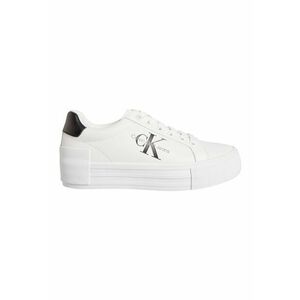 Pantofi sport flatform de piele cu logo imagine