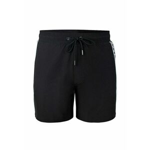 Pantaloni scurti de baie cu logo lateral si buzunare cu fermoar Seabeat 28987 imagine