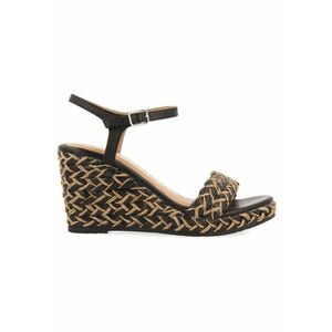 Sandale de piele ecologica si piele wedge Tigard imagine