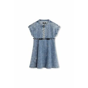 Rochie evazata din denim imagine