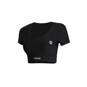 Tricou crop pentru fitness imagine