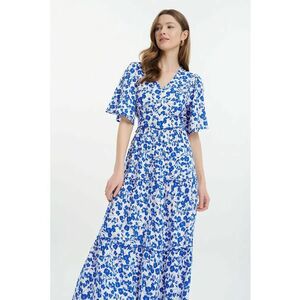 Rochie evazata cu imprimeu floral imagine