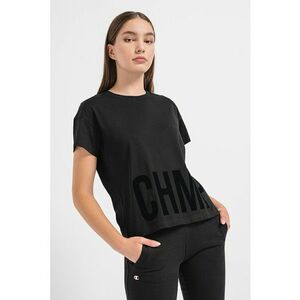 Tricou crop cu decolteu rotund imagine