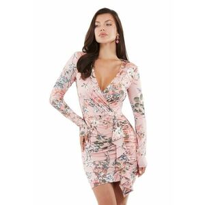 Rochie cambrata cu model floral imagine