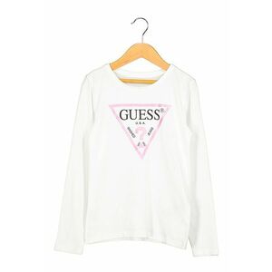 GUESS - Bluza de bumbac cu imprimeu logo imagine