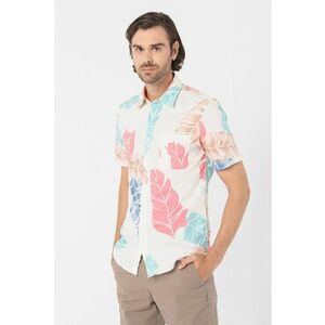 Camasa slim fit cu model floral imagine