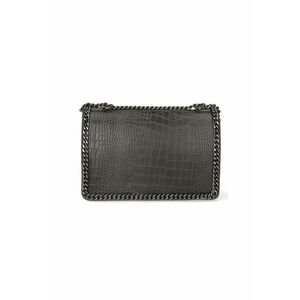 Geanta crossbody de piele cu aspect de piele de crocodil imagine