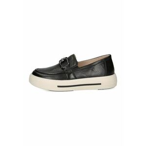 Pantofi loafer flatform de piele imagine