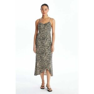 Rochie midi cu animal print imagine