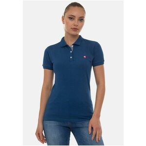 Tricou polo din bumbac cu logo brodat pe piept imagine