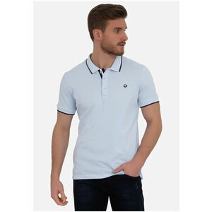 Tricou polo cu fenta cu nasturi 17729 imagine