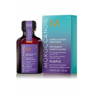 Ulei tratament Purple pentru par blond - cu reflexii deschise sau grizonat - 25 ml imagine