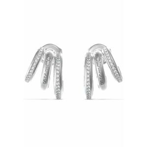 Cercei Crazy Earring stud lung si cristale JUBE03302JWRHT-U - Argintiu imagine