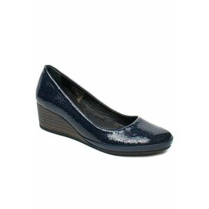 Pantofi dama 1853 bleumarin lac imagine