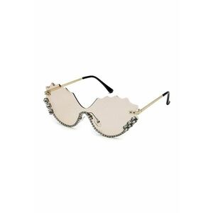 Ochelari de soare cat-eye cu detalii metalice imagine