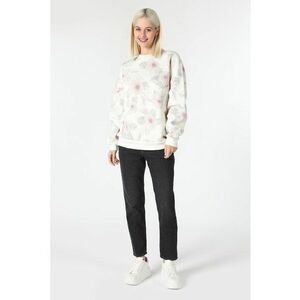 Bluza sport din amestec de bumbac cu model floral imagine